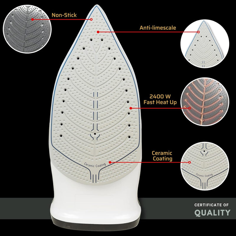 BEST DIRECT Starlyf Cordless Steam Iron Schnurloses Dampfbügeleisen - Schnurloses Dampfbügeleisen -