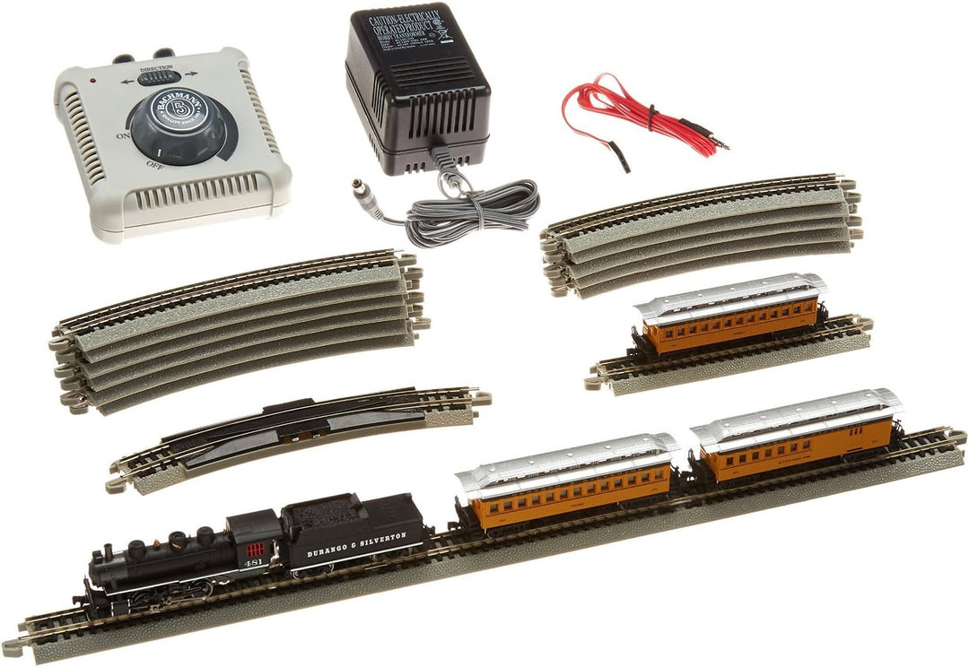 Bachmann Trains 24020 Durango & Silverton Ready-to-Run Elektrozug-Set, Massstab N, Schwarz
