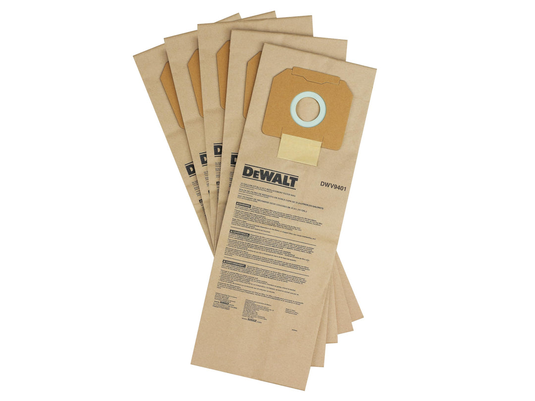 DeWalt DWV9401-XJ Papier-Staubbeutel (5 St.) DWV902M/L