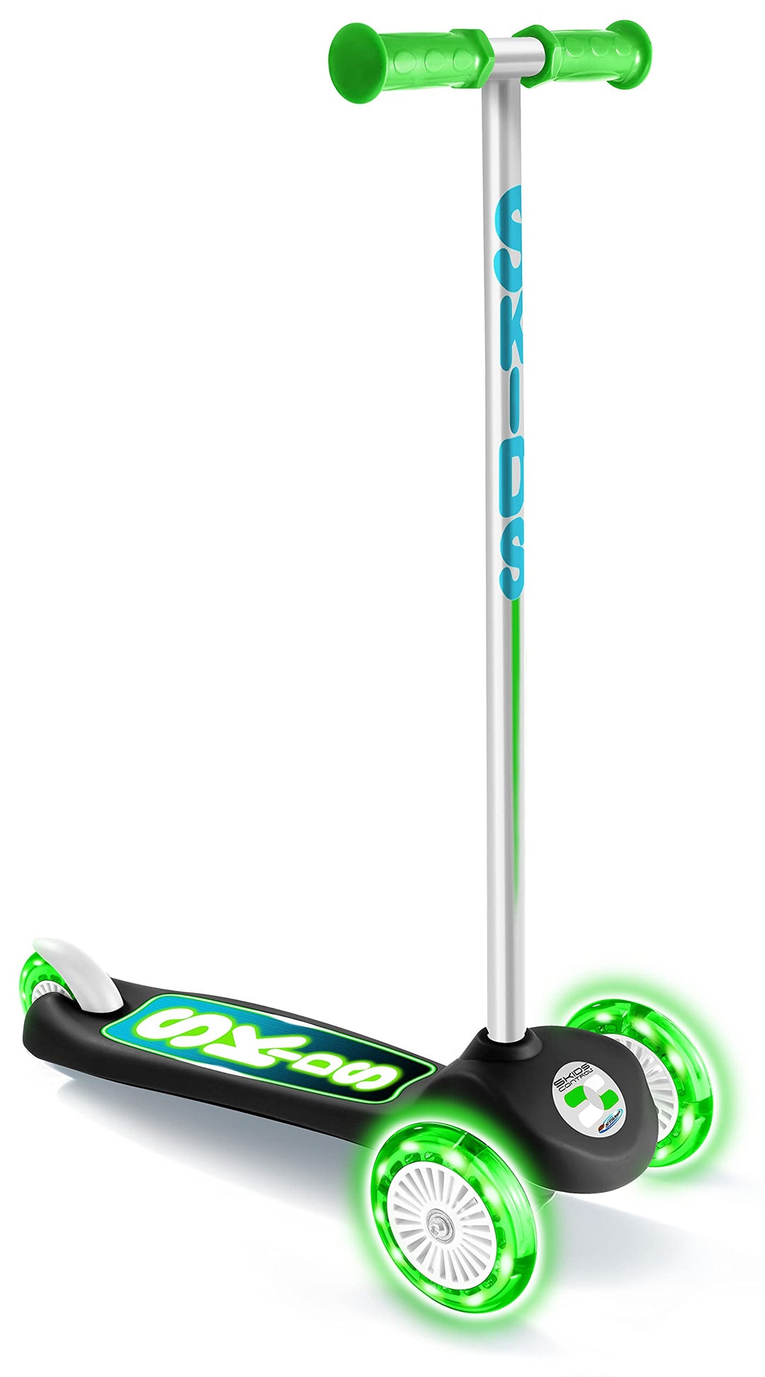 Stamp - Scooter Roller 3 Räder SKIDS CONTROL LIGHTNING WHEELS BLACK Schwarz, SKIDS CONTROL LIGHTNING