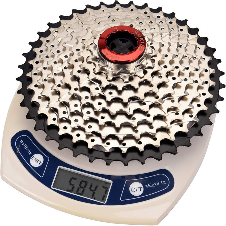 BESNIN Kassette für Mountainbike 9 Fach 11-32T/11-36T/11-40T/11-42TKassette 9 Fach Fahrrad-freilauf