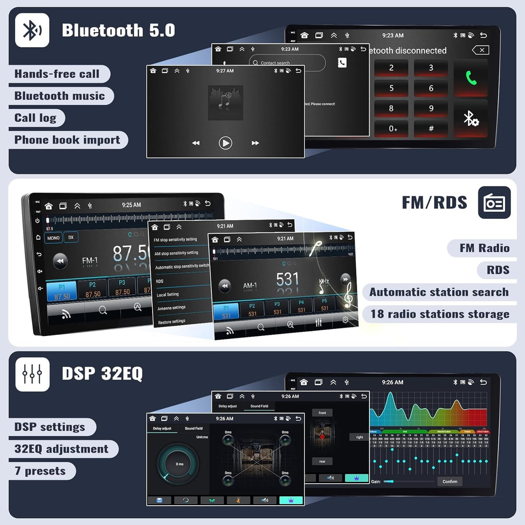 SIXWIN 8-Core 4+64G Android 15 für Mercedes-Benz Smart Fortwo 2011-2015 Carplay Android Auto Autorad
