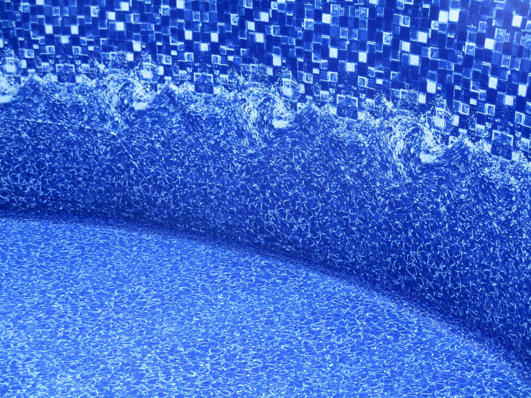 SPIRATO Pool Innenfolie Glimmerglass Poolfolie geeignet für ovale Stahlwandpools 550 x 370 x 120 cm