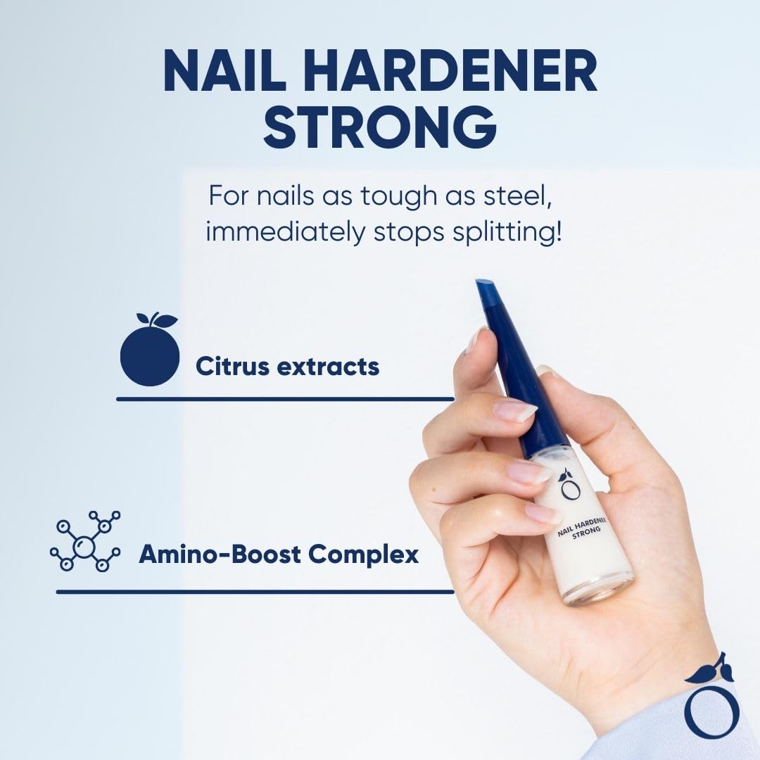 Herome Nagelhärter - Nagelverstärker & Base Coat - Garantiert Feste Nägel Innerhalb 30 Tagen. (Stron