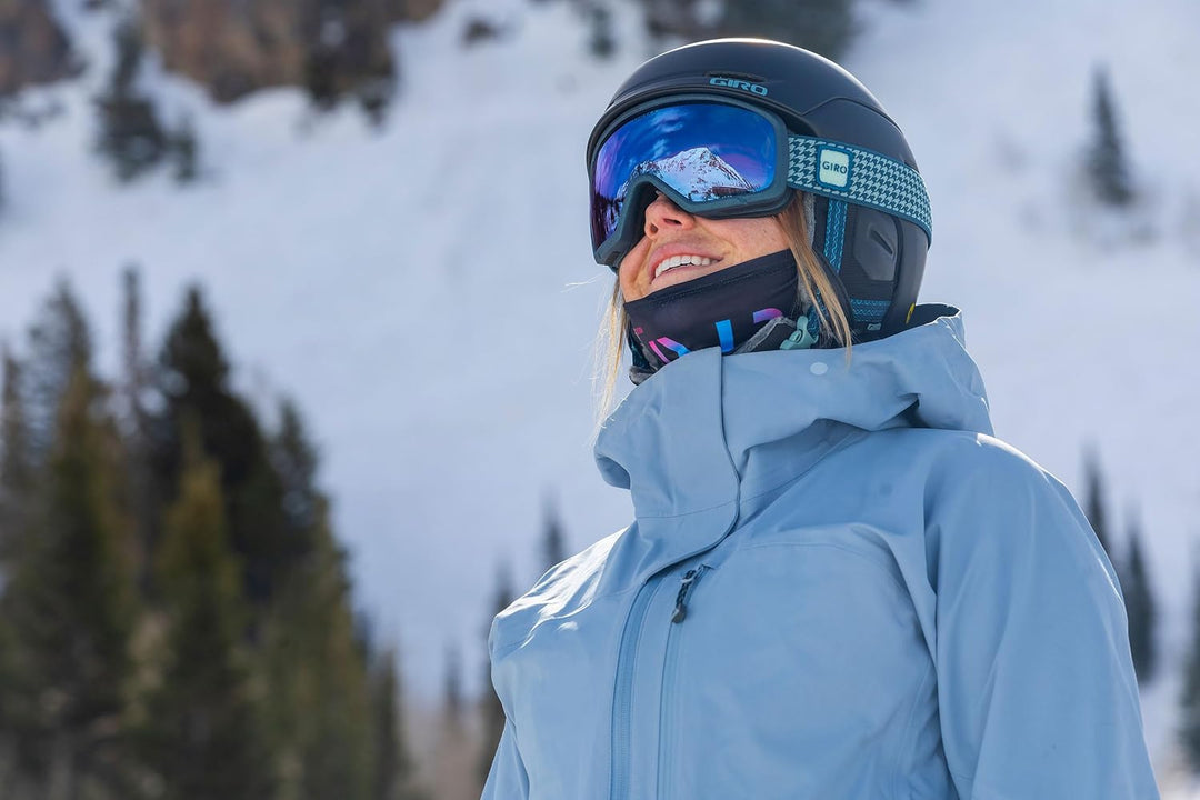 Giro Skihelm Avera - Snowboardhelm für Damen &amp; Jugend Matt Ano Harbor Blue M, Matt Ano Harbor Blue M