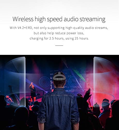 VR-Set Virtual Reality VR für Telefon, kabelloses Bluetooth-VR-Headset VR-Brille 110 ° FOV, unterstü