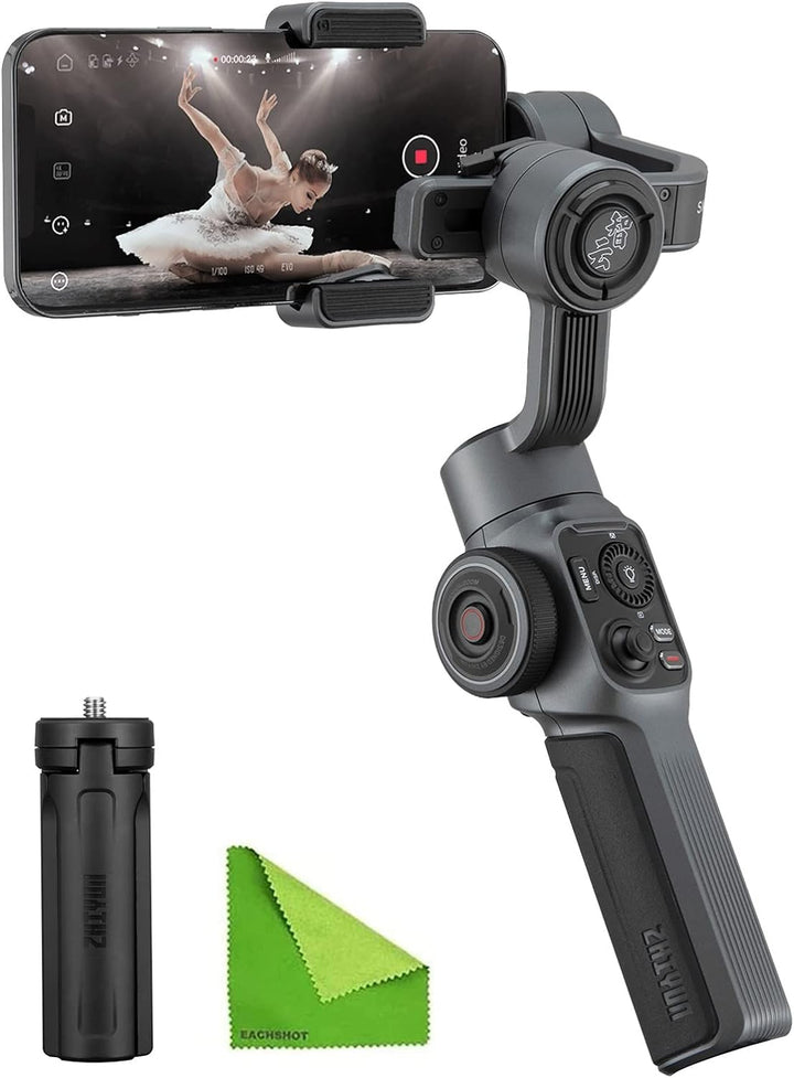 Zhiyun Smooth-5 Professioneller Gimbal Stabilisator für iPhone 13 Pro Max Mini 12 11 XS X XR 8 7 6 P
