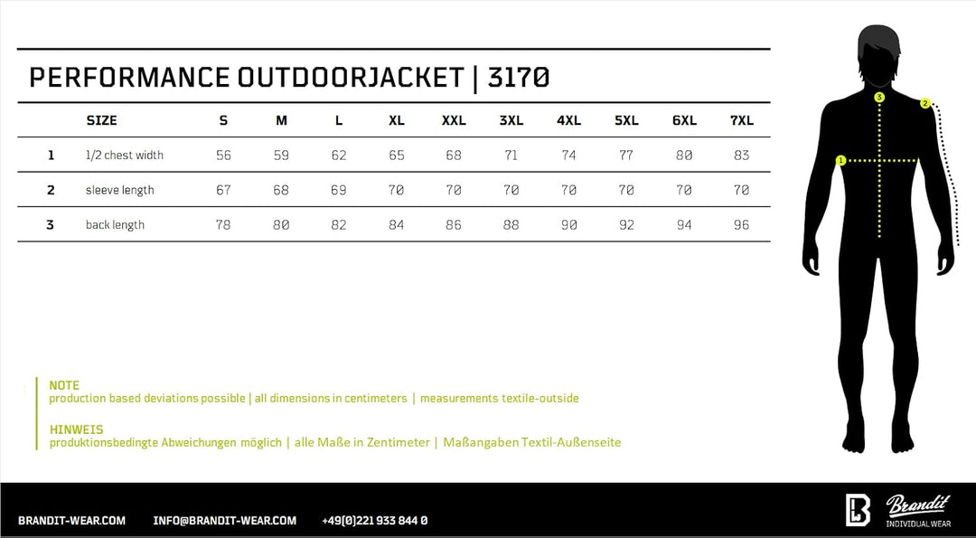 Brandit TACTICAL PERFORMANCE OUTDOOR JACKE ARMY NÄSSESCHUTZ OUTDOOR MILITÄRJACKE S Schwarz, S Schwar