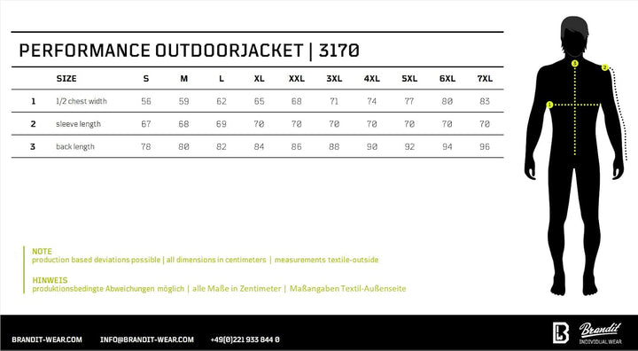 Brandit TACTICAL PERFORMANCE OUTDOOR JACKE ARMY NÄSSESCHUTZ OUTDOOR MILITÄRJACKE S Schwarz, S Schwar