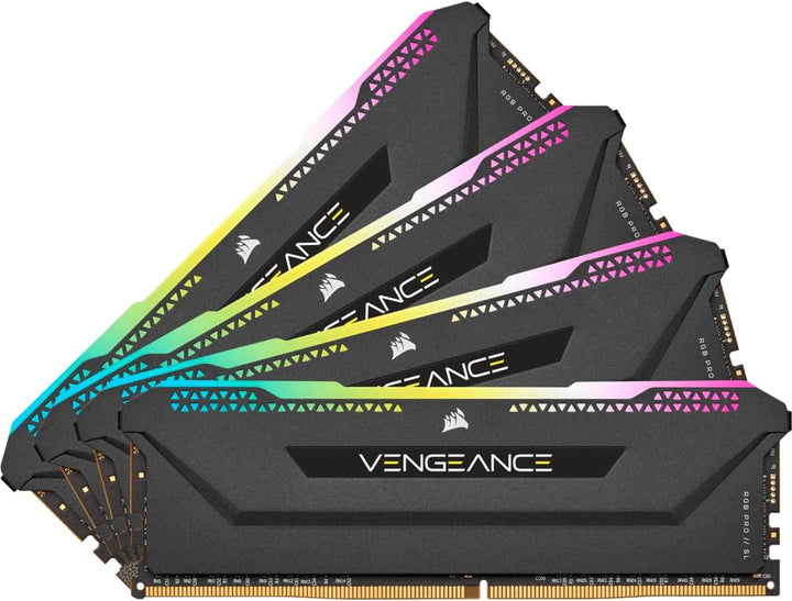 Corsair VENGEANCE RGB PRO SL 128GB (4x32GB) DDR4 3200 (PC4-25600) C16 1.35V Desktop Memory 4 x 32 GB