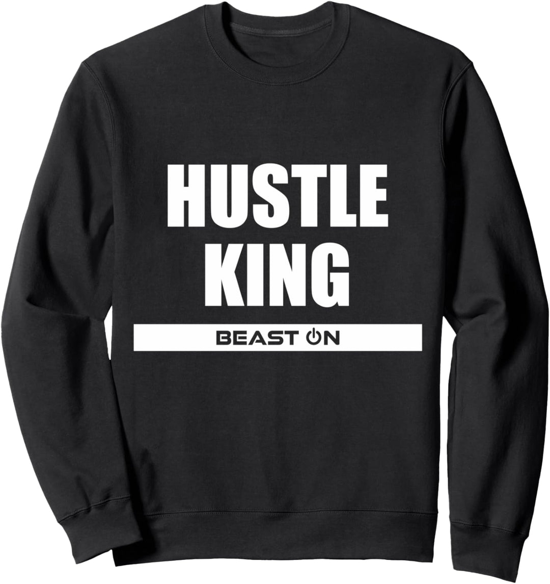 Hustle King Bodybuilding Gains Gainz Gym Fitness Motivation Sweatshirt