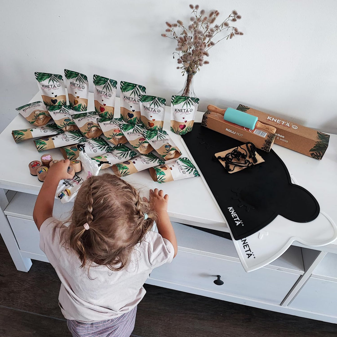 KNETÄ STARTÄR BUNDLES - Vegane Spielknete ab 1 Jahr I Made in Germany I Knetset I Knetzubehör (M), M