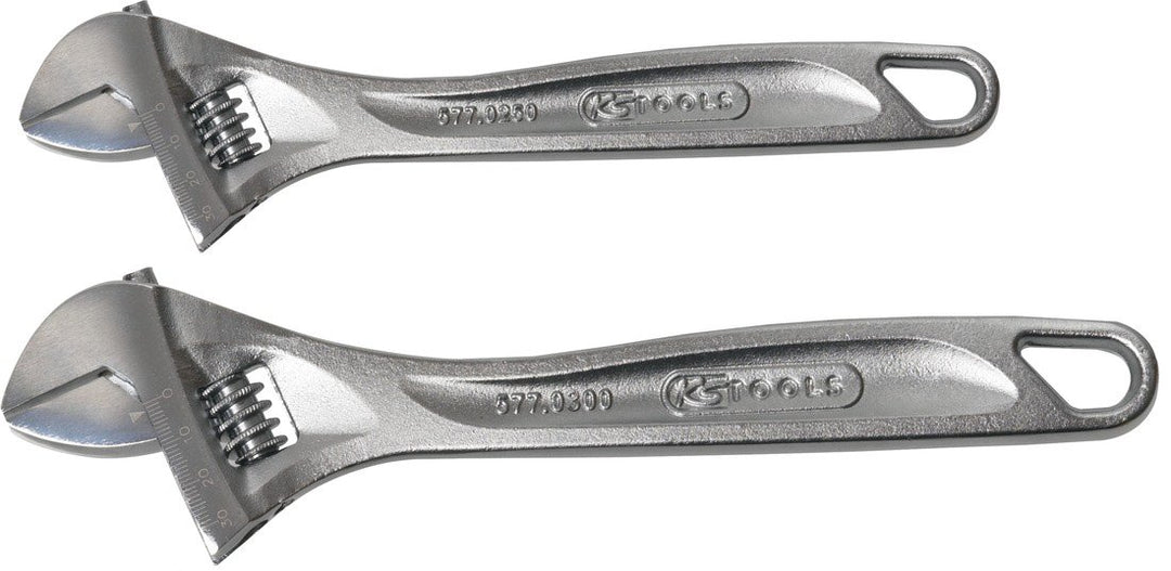 KS Tools 577.0299 CLASSIC Rollgabelschlüssel-Satz, verstellbar, 2-tlg.