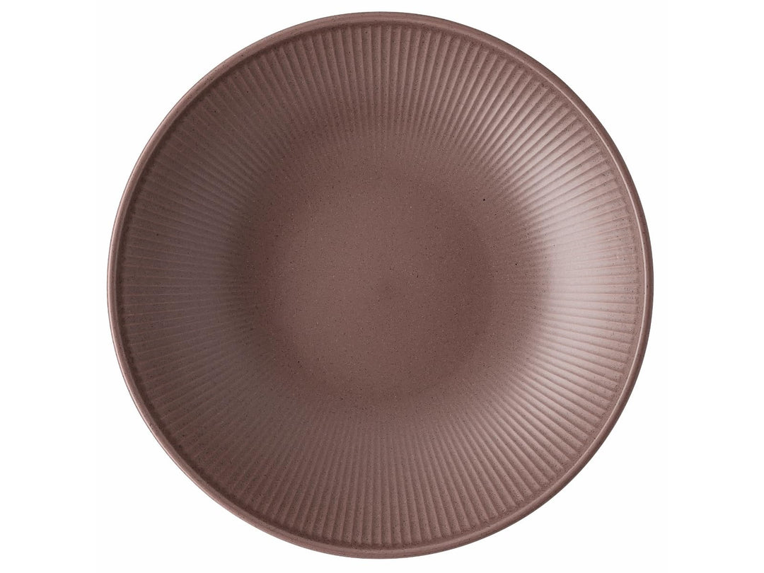 Thomas Clay Rust Teller tief 28 cm, Braun