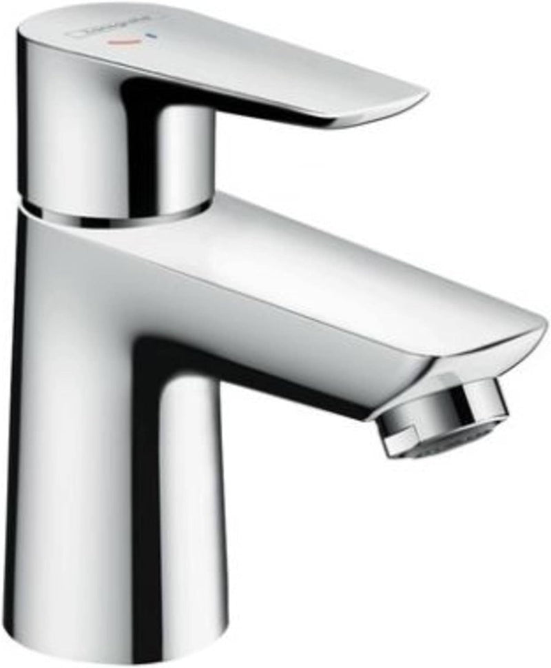 hansgrohe Wasserhahn Talis E CoolStart (Armatur mit Auslauf Höhe 80mm, ohne Ablaufgarnitur) Chrom, C