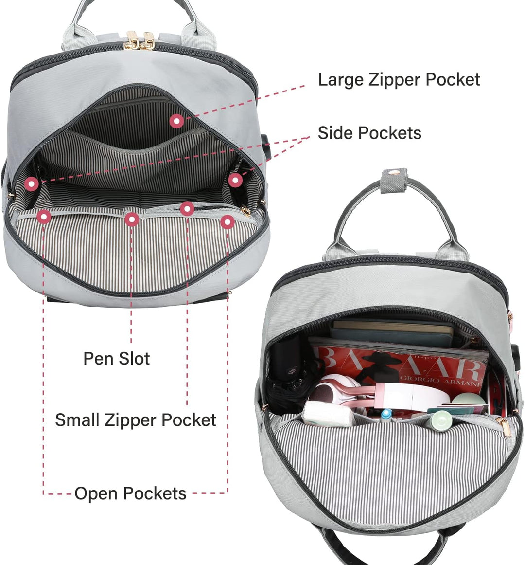 LOVEVOOK Schultasche Mädchen Schulrucksack Teenager Wasserdichter Tasche Damen Klein mit Laptopfach