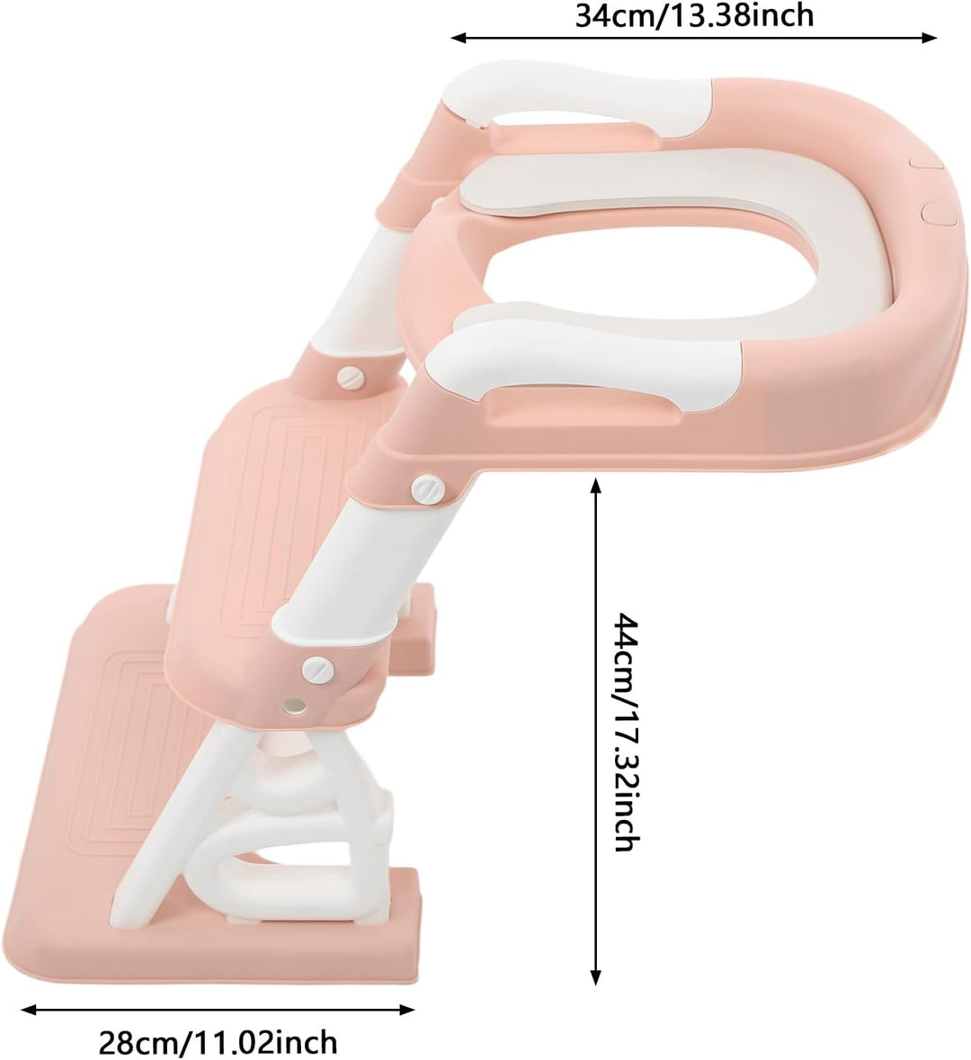 Toilettenleiter für Kinder 2-In-1 Toilettensitz Kinder mit Treppe Kindertoilettensitz mit Treppe 37