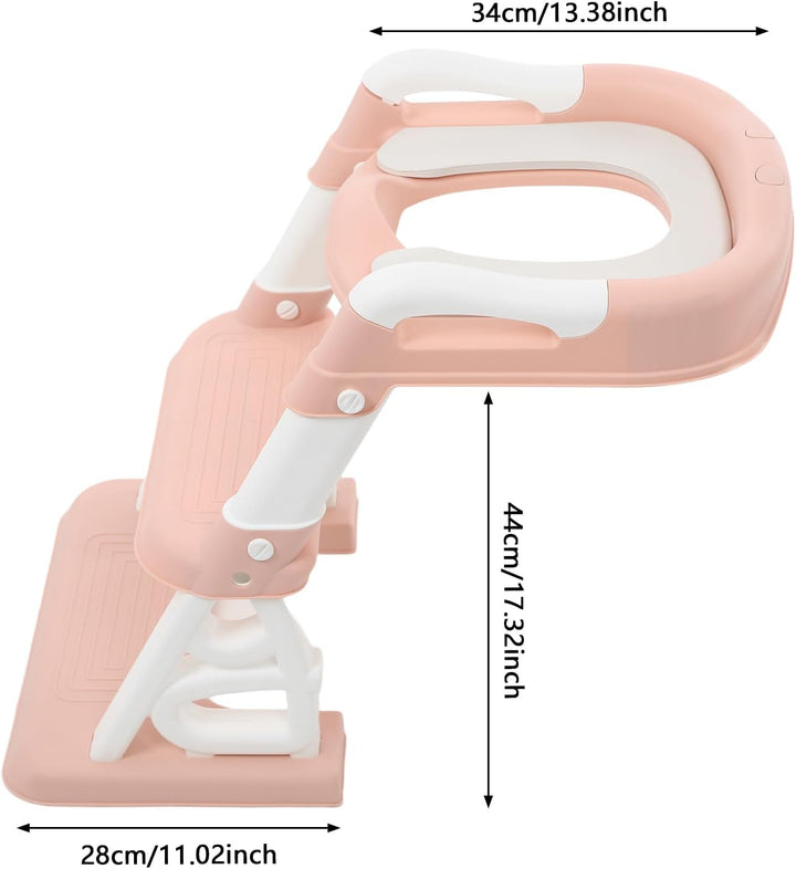 Toilettenleiter für Kinder 2-In-1 Toilettensitz Kinder mit Treppe Kindertoilettensitz mit Treppe 37