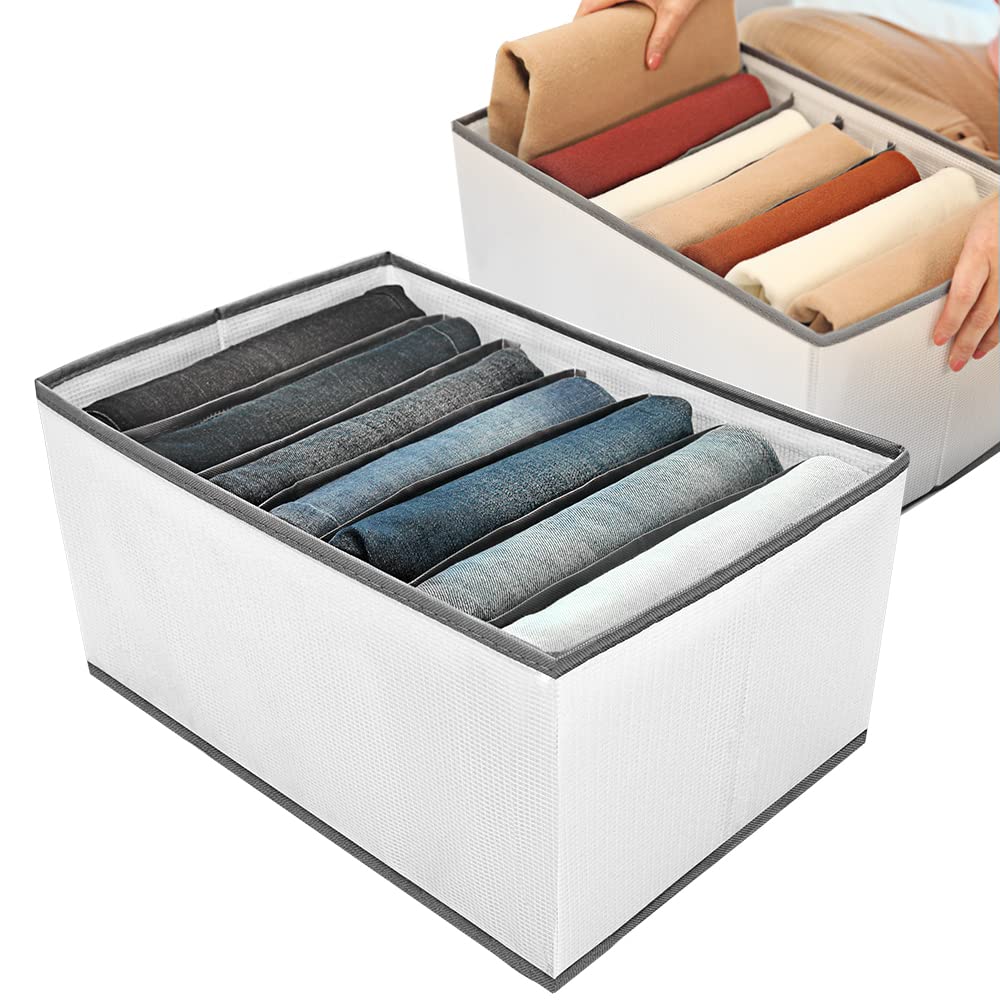Schrank Organizer Kleiderschrank Kleidung Aufbewahrung - 7 Fächer Faltbare Schubladen Ordnungssystem