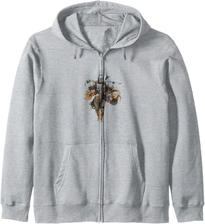 Star Wars: The Mandalorian Mando Walking With The Child Kapuzenjacke