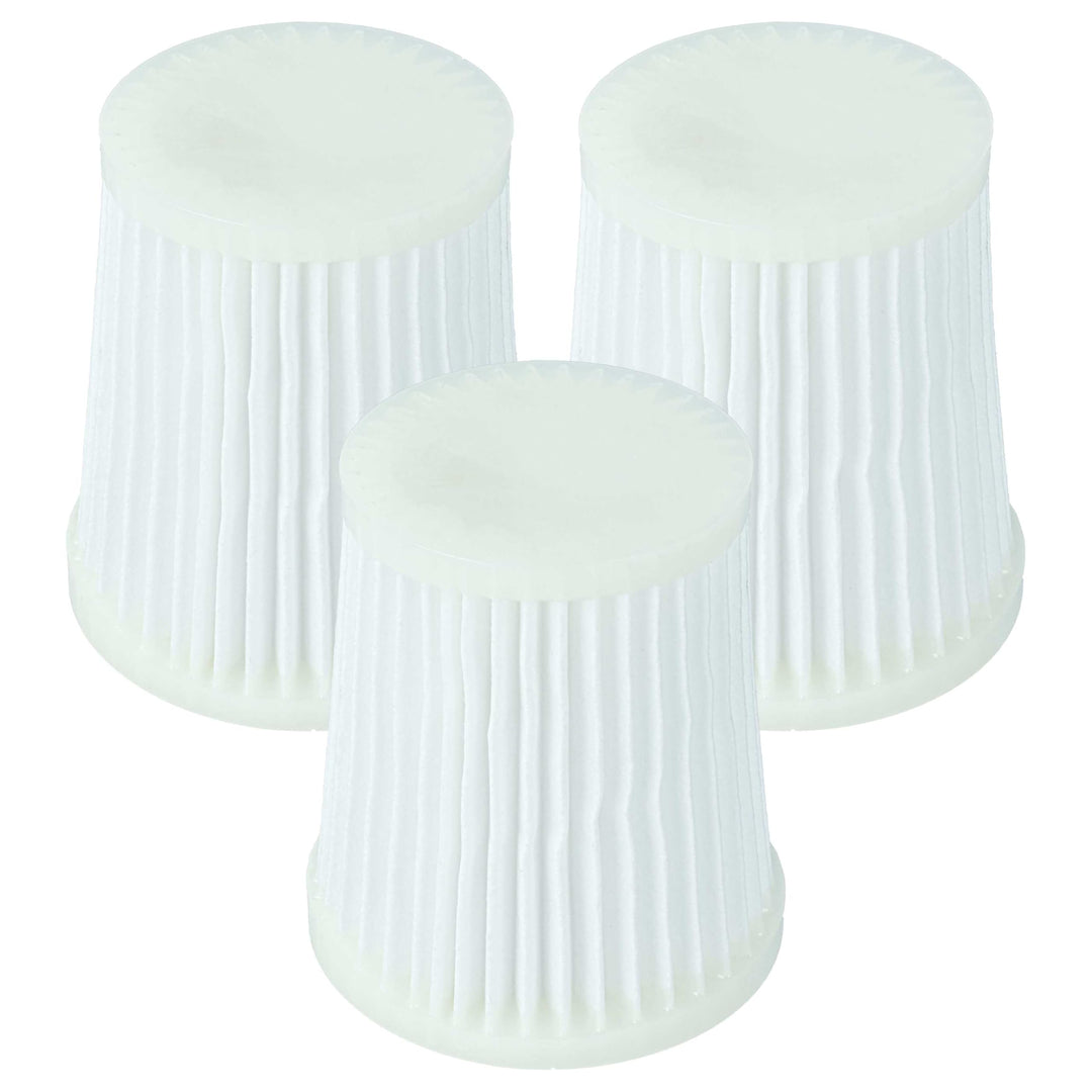 vhbw Filterset 3x Staubsaugerfilter kompatibel mit Bosch GAS 14,4 V-LI, GAS 18 V-LI, PAS 18 LI Staub