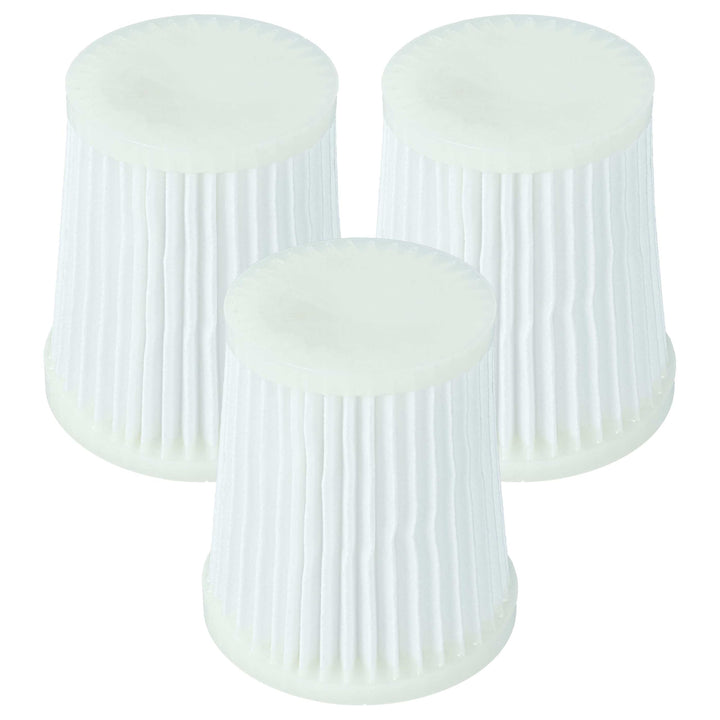 vhbw Filterset 3x Staubsaugerfilter kompatibel mit Bosch GAS 14,4 V-LI, GAS 18 V-LI, PAS 18 LI Staub