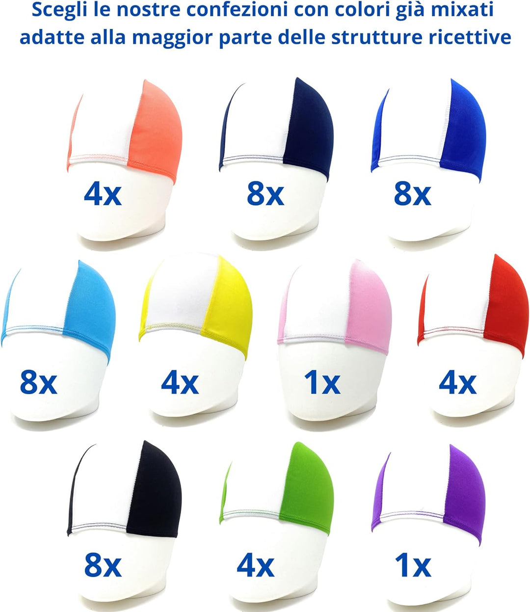 AQASKIN Professionelle Schwimm-Kopfhörer aus Polyester, Mengenabattung, Polyester, Unisex, Acquagym-