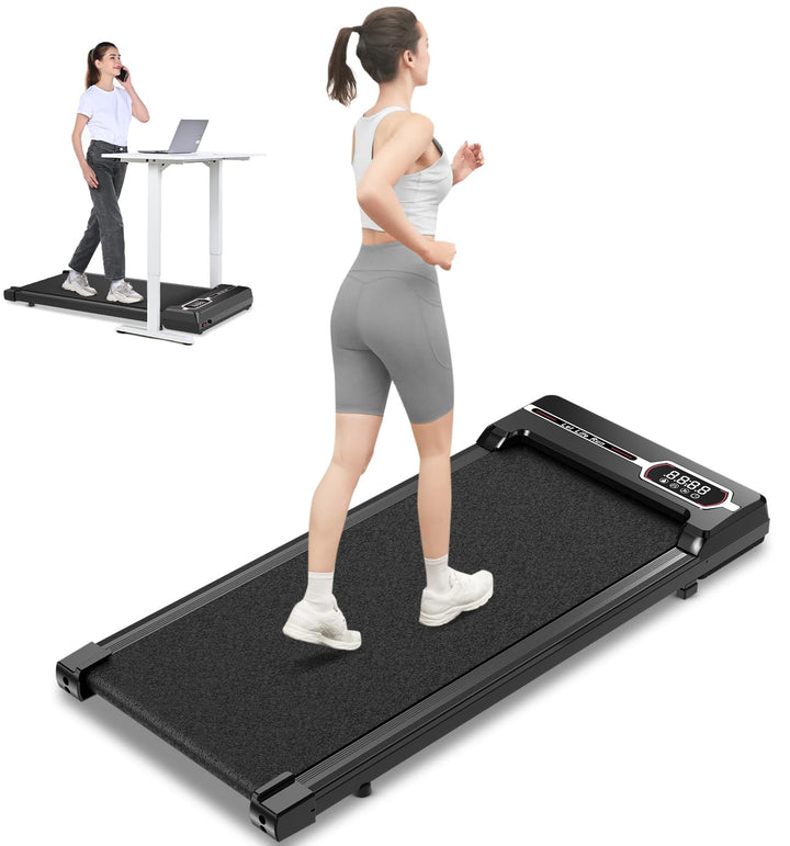 Dskeuzeew Walking Pad Laufpad - Laufband für Zuhause Gehband Walkpad Lauf Laufbänder Schwarz, Schwar