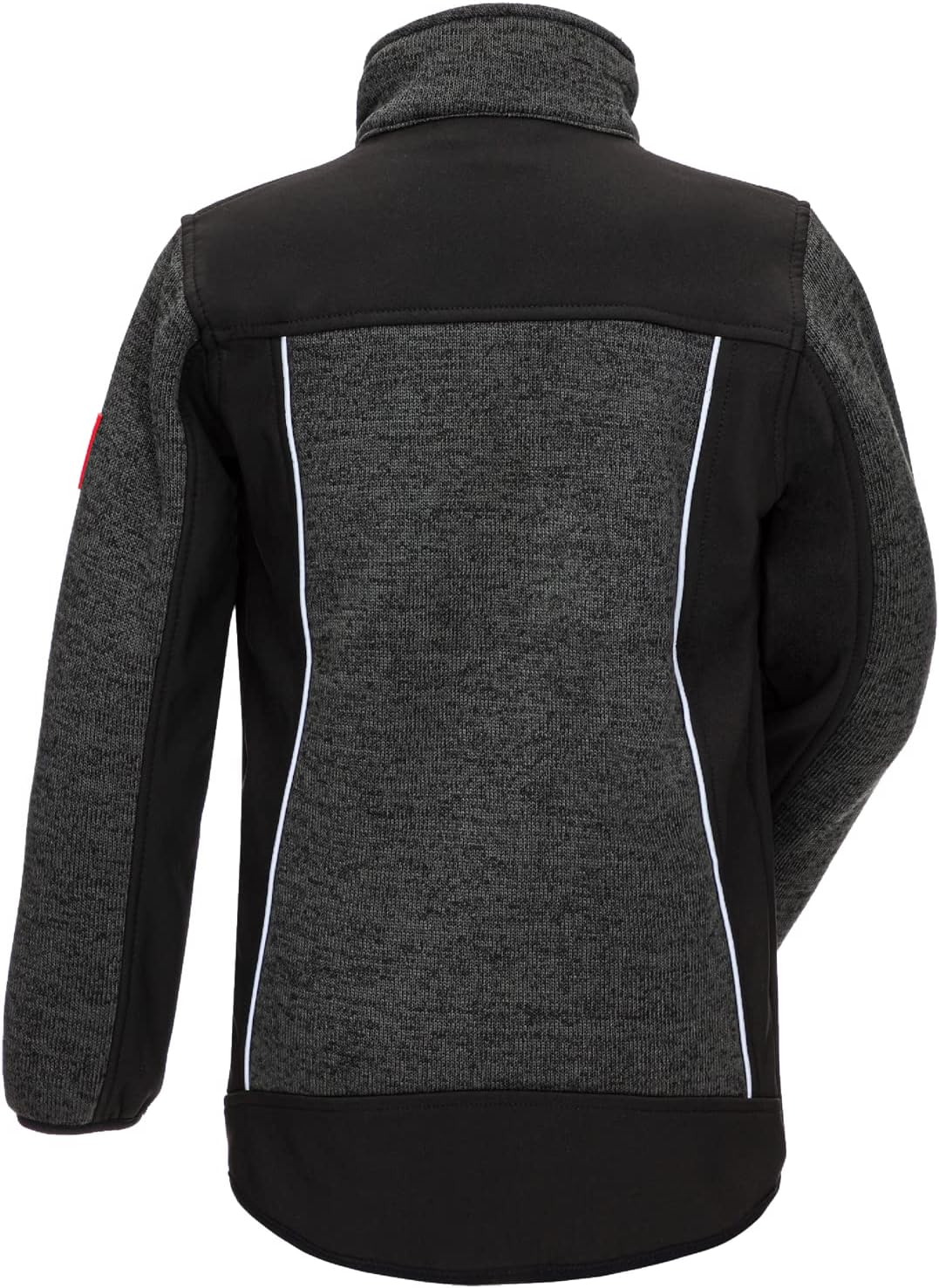 Nitras MOTION TEX KIDS 7190 Kinder-Strick-Softshelljacke - Softshell-Strickjacke mit Reflexelementen