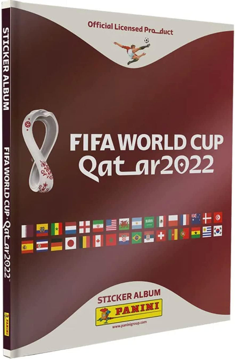 Panini FIFA World Cup Qatar 2022 Offizielle Stickerserie (1x Premium Hardcover Album +50 Tüten), 1x