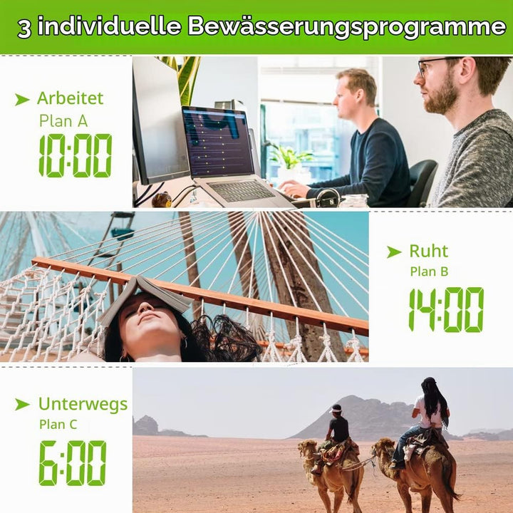 Smart Bewässerungscomputer WLAN 2,4 GHz mit 1 Ausgängen Bewässerungssystem für Rasen &amp; Garten TTV107