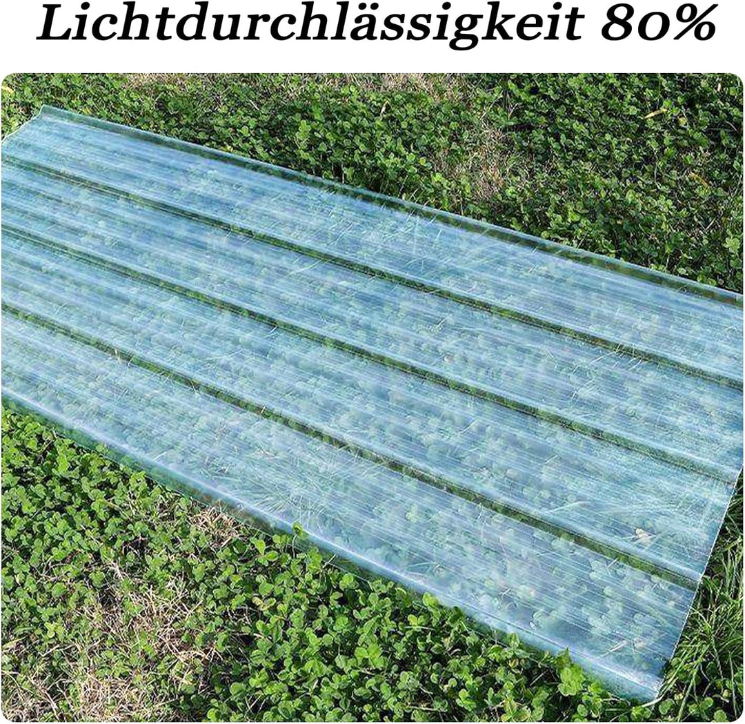Dachplatten Wellplatten Transparent 35x47in 5pcs FRP-Tageslichtplatten Isolierende Dachabdeckungen 1