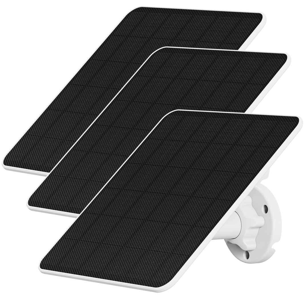 NIVIAN - Solarpanel für IP-Überwachungskameras | Einfache Installation mit verstellbarer Halterung |