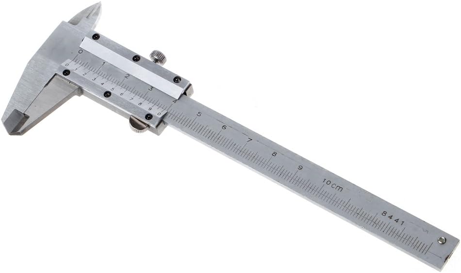 Messschieber, Mini-Messschieber, 0–100 mm Messgerät, Tasche, Edelstahl, metrisch, Maschinist