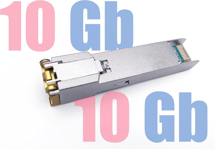 Elfcam® - 10 GB SFP+ in RJ45 für Freebox Ultra, 10 GB SFP+ Modul 10 Gbase-T-30 m mit 2 m Cat8-Netzwe