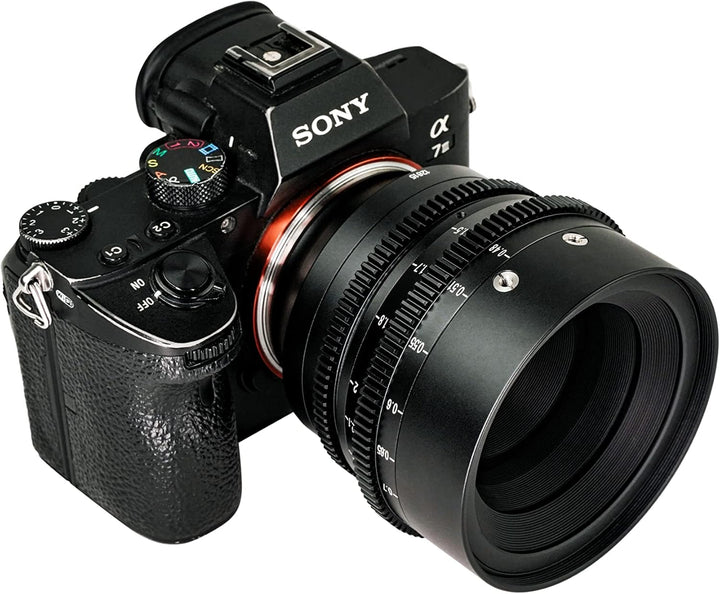 7artisans 50 mm T2.0 grosse Blende, Vollformat-Objektiv, L-Mount, manueller Fokus, geringe Verzerrun