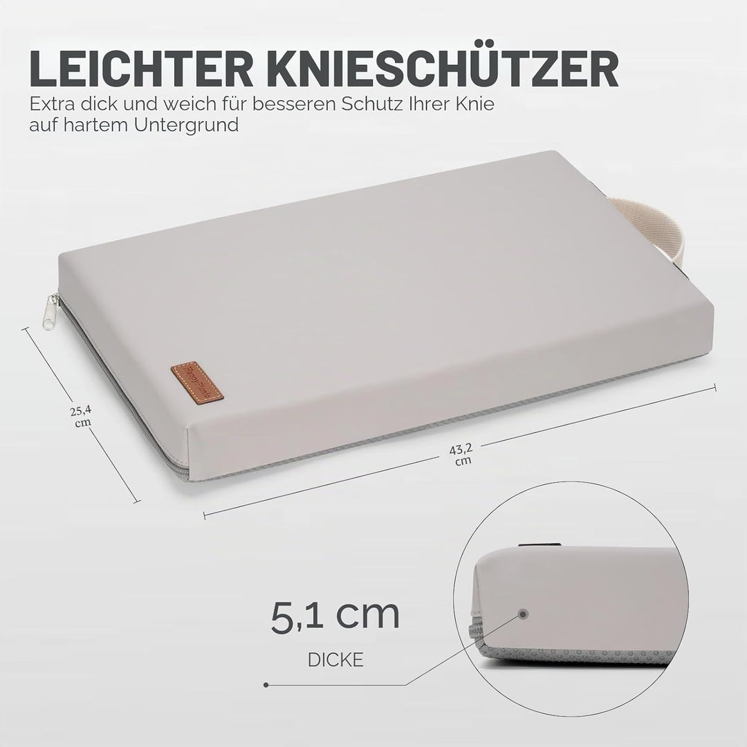 HappyPicnic Knieschoner, 5,1 cm dick, wasserdicht, Schaumstoff-Kniematten, Kissen für Garten, Hof, A