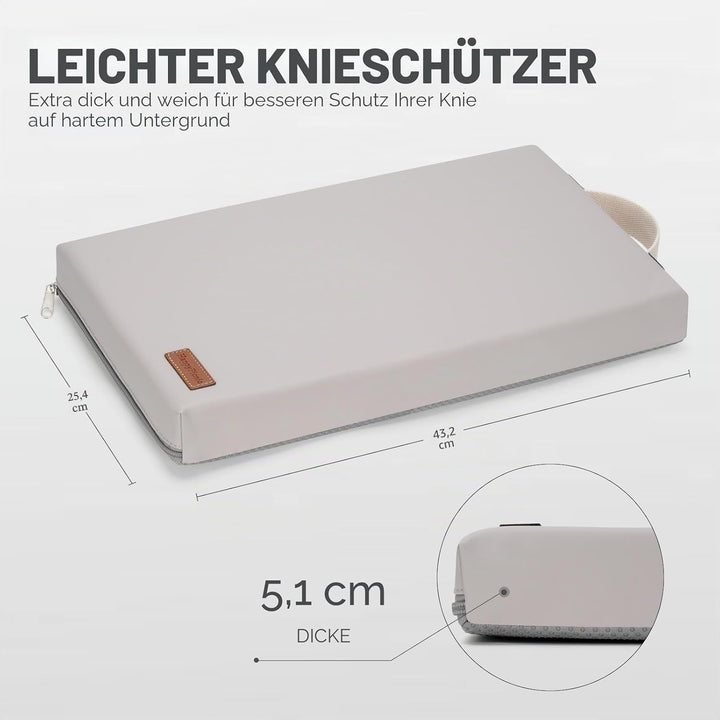 HappyPicnic Knieschoner, 5,1 cm dick, wasserdicht, Schaumstoff-Kniematten, Kissen für Garten, Hof, A