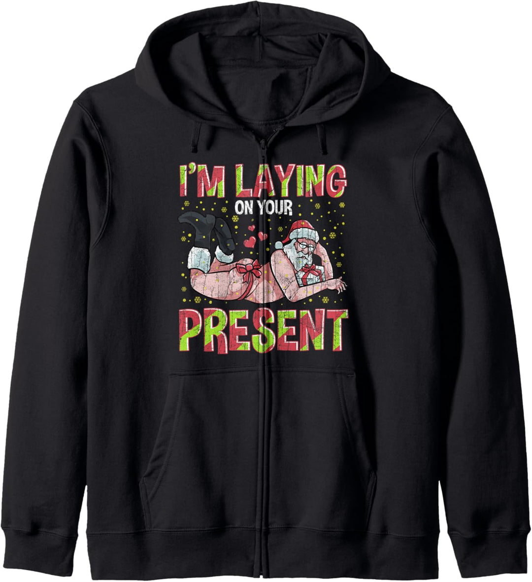 Paare, die zu einem hässlichen Weihnachtsmann passen Kapuzenjacke