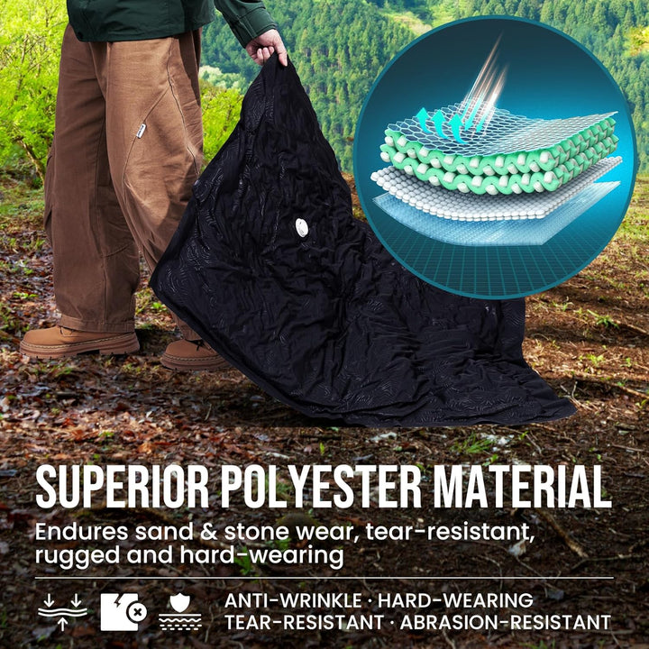 TAILI Vakuumbeutel für Outdoor Reisen 5 Stück Extra Grosse 100 X 74 CM Vakuumierbeutel für für Reise