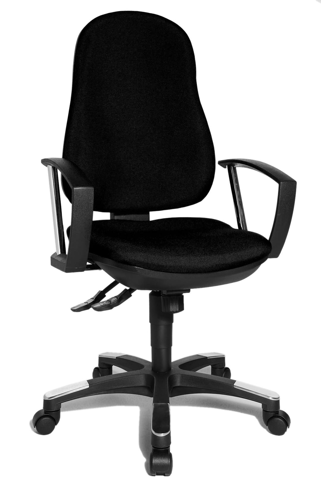 Topstar 9020AG20, Trend SY 10, Bürostuhl, Schreibtischstuhl, ergonomisch, mit Armlehnen, Bezugsstoff