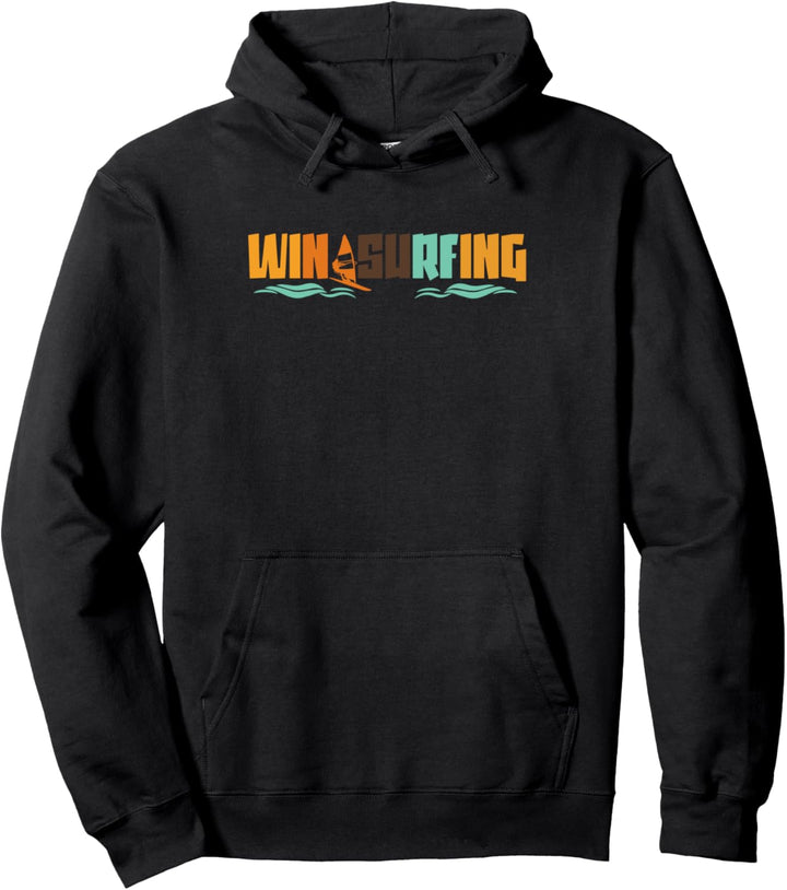 Retro Windsurfen Windsurfer Surfing Kitesurfen Windsurfing Pullover Hoodie