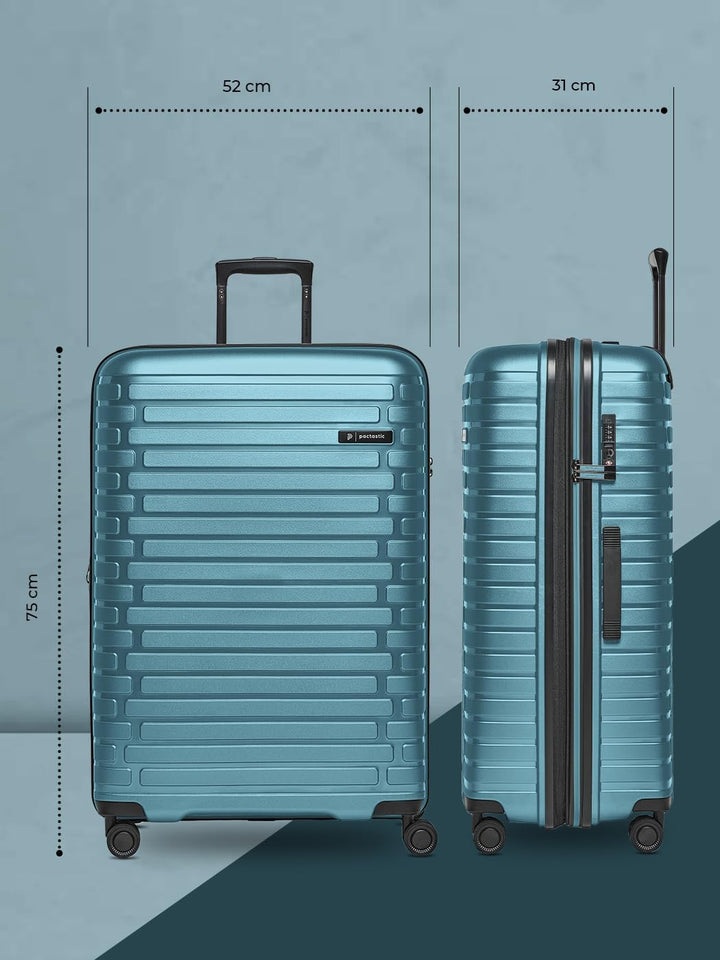 Hartschalen Check-in Koffer | Grosser XL Trolley 52 x 31 x 75 cm von 101 auf 110 Liter erweiterbar |