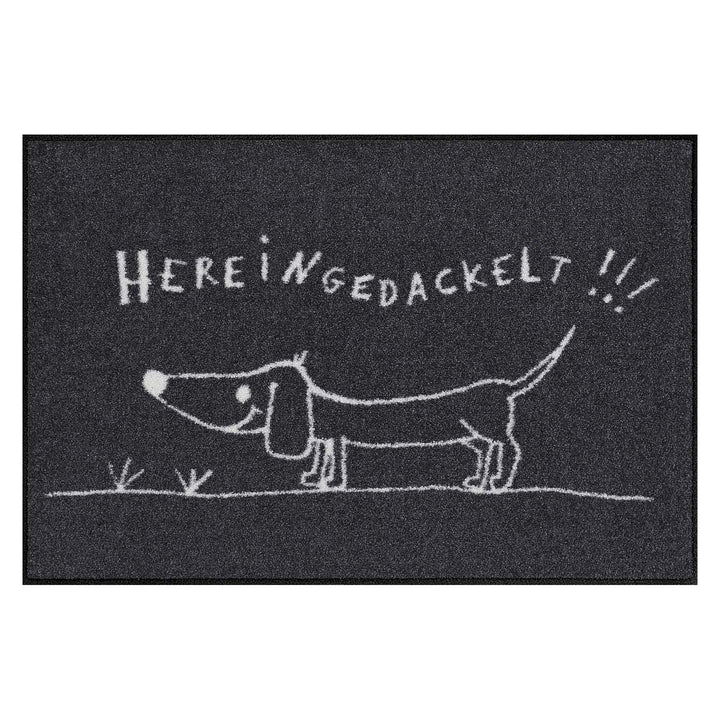 Salonloewe Fussmatte waschbar Hereingedackelt 50x75 cm SLD0653-050x075 H 50 cm | B 75 cm | L 0,7 cm