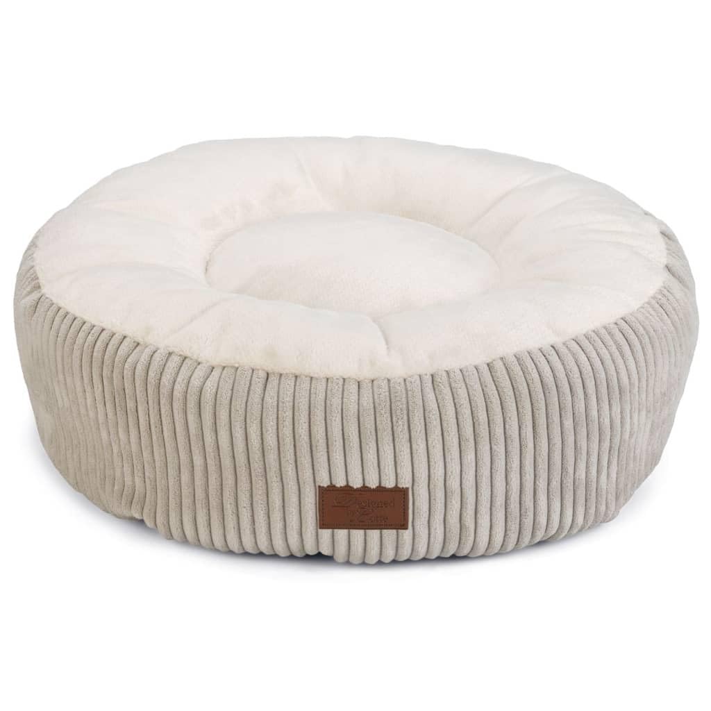 Designed by Lotte Bettchen Ribbed - Katzenbett - Hellgrau - 50x50x17 cm