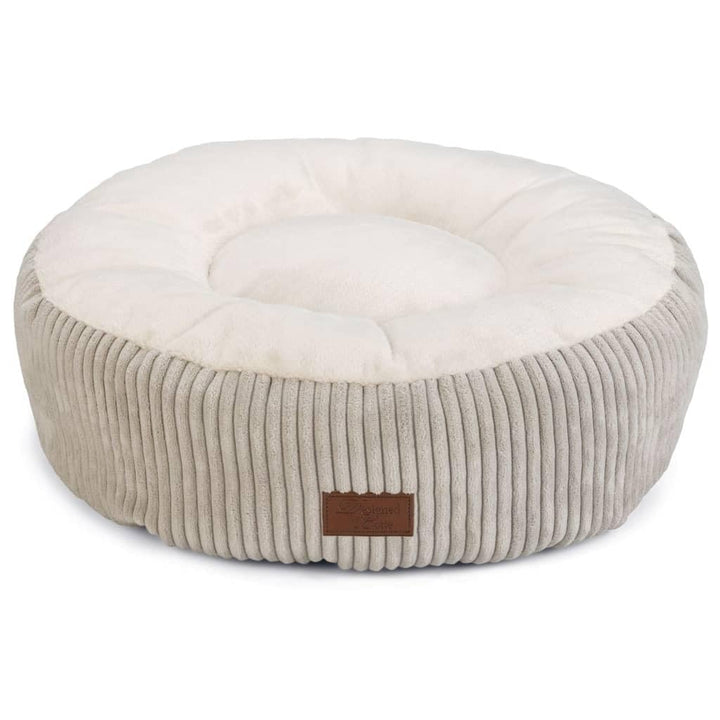 Designed by Lotte Bettchen Ribbed - Katzenbett - Hellgrau - 50x50x17 cm