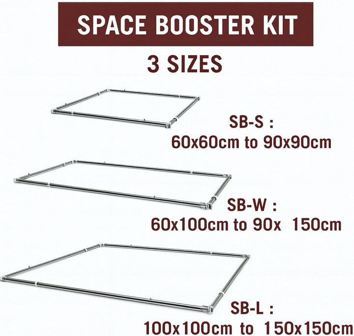 Weedness Secret Jardin Space Booster Kit SB-S 16 mm 1 Stück - Zuchtzelt Growschrank Growzelt Zuchtbo