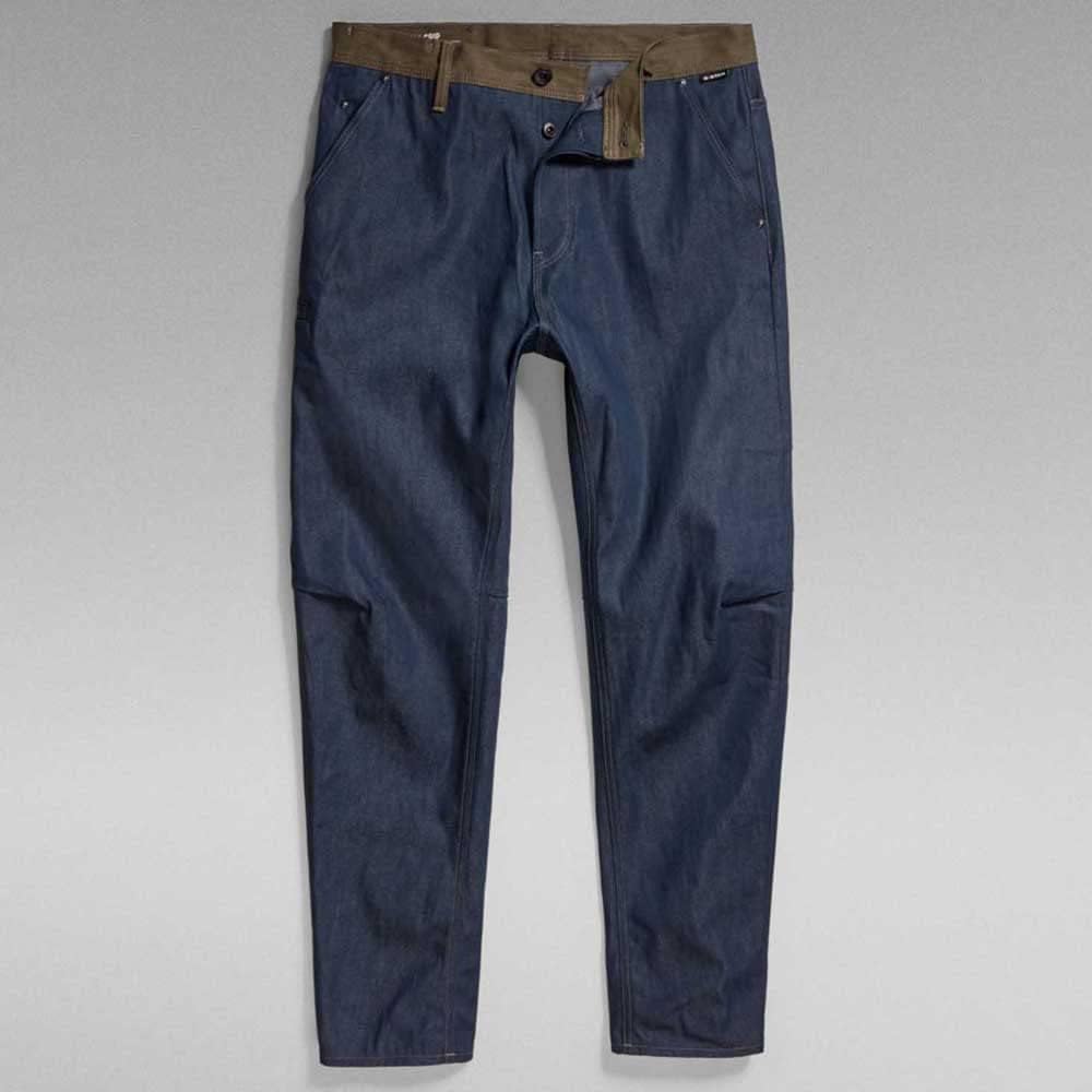G-STAR RAW Herren Grip 3D Relaxed Tapered Jeans, 26W / 30L Blau (Raw Denim D21006-c970-001)
