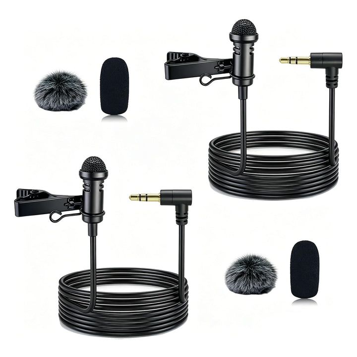 Lavalier Mikrofon kompatibel mit DJI Mic 1/2 für Rode Wireless GO II 2, Omnidirektional Kondensato L