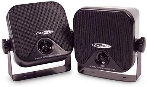 Caliber Lautsprecher Auto - Auto Boxen - auch für Boote - Aufbau Koaxial Lautsprecher - Max. 80W - 4